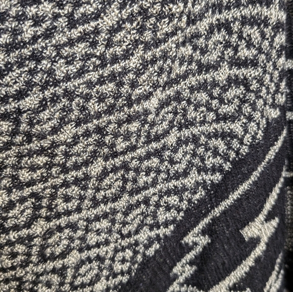 Womens Lightweight Tribal LongSleeve OpenFront Drape Cardigan Loose Casual M - Picture 13 of 15